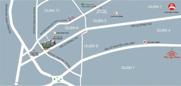 Dự án khu căn hộ Carina Plaza – Quận 8 vi tri can ho carina plaza 600x285 - Dự án khu căn hộ Carina Plaza – Quận 8