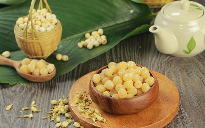 Bánh trung thu nhân mứt dẻo thơm, ngọt lịm bằng 2 công thức nấu ăn cực chuẩn nguyen lieu mut sen - Bánh trung thu nhân mứt dẻo thơm, ngọt lịm bằng 2 công thức nấu ăn cực chuẩn