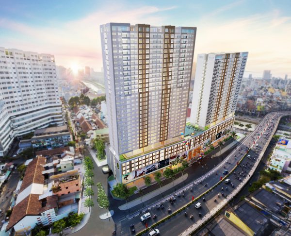 herla apartment co vi tri thuan loi 600x486 - Cho thuê Căn hộ Officetel Herla Central Saigon uy tín, giá rẻ