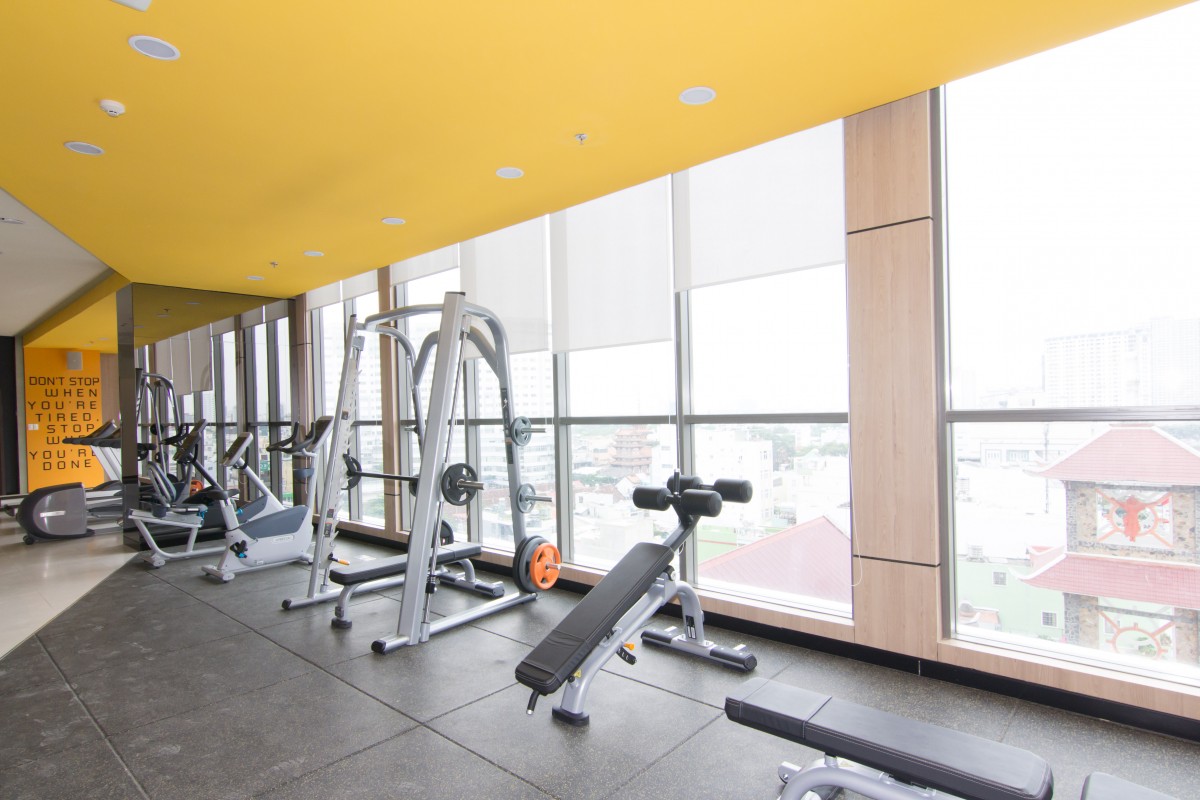 herla saigon rivergate phong gym - Cho thuê Căn hộ Officetel Herla Central Saigon uy tín, giá rẻ