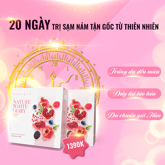 Viên uống trị nám tàn nhang trắng da Hanvely có thực sự hiệu quả? Lieu trinh 20 ngay - Viên uống trị nám tàn nhang trắng da Hanvely có thực sự hiệu quả?