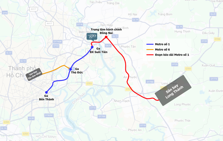Dự án hiếm hoi liền kề 2 nhà ga Metro, kết nối 2 sân bay quốc tế