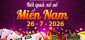 Trực tiếp KQXS Miền Nam ngày 26/7 hôm nay: Thông tin kết quả chủ nhật chi tiết nhất