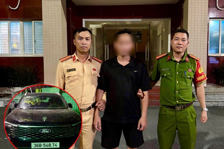 Danh tính tài xế ô tô không chấp hành hiệu lệnh, đẩy CSGT trên đường ở Hà Nội